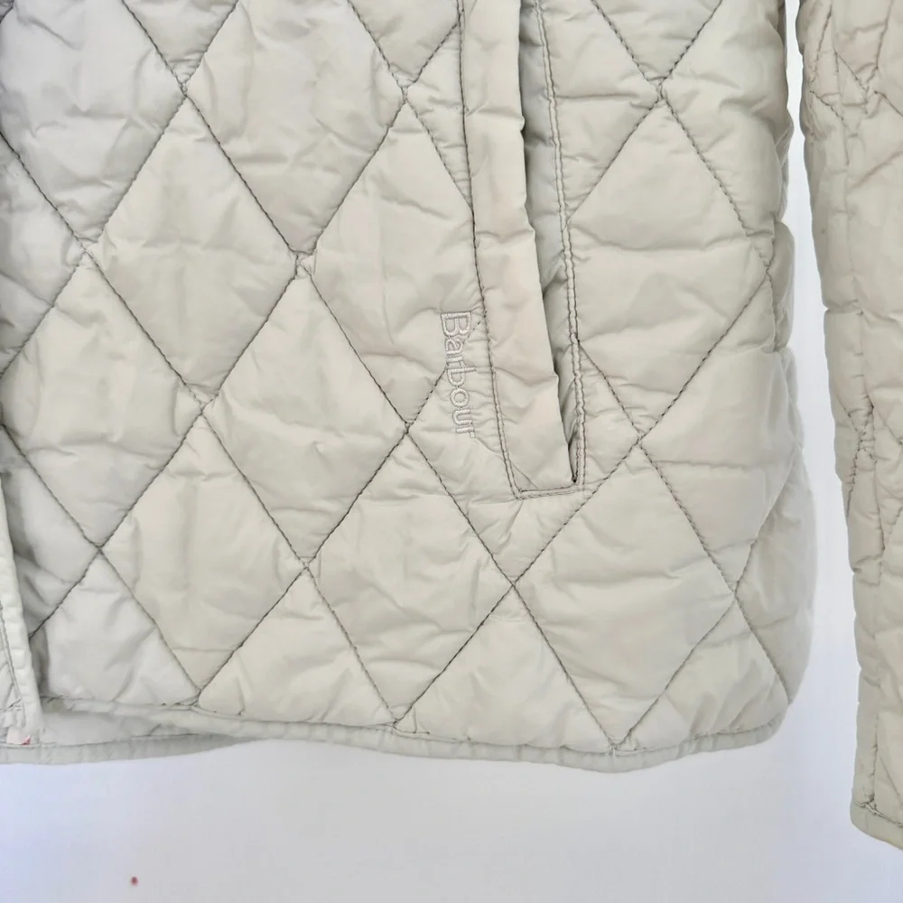 Barbour Rae Loch Quilted Jacket Sz 14 US Women’s Lightweight Summer Tartan
